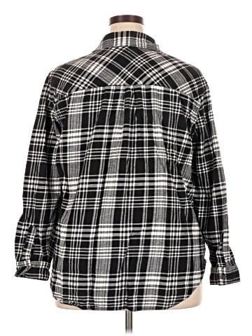 Gap 3/4 Sleeve Button-Down Shirt (view 2)