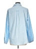 Kut from the Kloth Stripes Blue Long Sleeve Button-Down Shirt Size L - photo 2