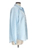 Kut from the Kloth Stripes Blue Long Sleeve Button-Down Shirt Size L - photo 4