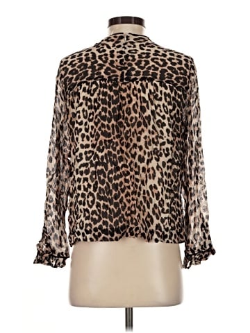 Ganni Long Sleeve Blouse (view 2)