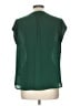 Fun2Fun 100% Polyester Green Short Sleeve Blouse Size L - photo 2