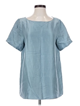 Eileen Fisher Short Sleeve Silk Top (view 1)