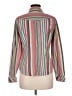 IZOD Stripes Pink Long Sleeve Blouse Size M - photo 2