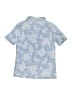 OshKosh B'gosh 100% Cotton Tropical Blue Short Sleeve Button-Down Shirt Size 10 - photo 2