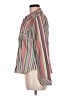 IZOD Stripes Pink Long Sleeve Blouse Size M - photo 5