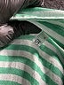 MSJ Stripes Green 3/4 Sleeve Button-Down Shirt Size M - photo 7