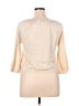 August Silk Ivory 3/4 Sleeve Blouse Size XL - photo 2