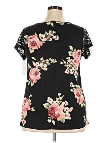 Loveappella Short Sleeve Blouse (view 2)