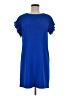 CeCe 100% Polyester Solid Blue Casual Dress Size 6 - photo 1
