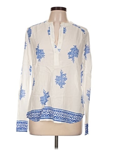 Blue Rain Long Sleeve Blouse (view 1)