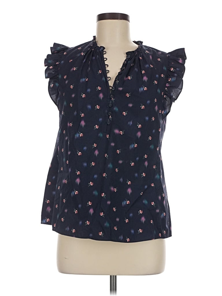 Pre-owned Rebecca Taylor Sleeveless Blouse In Blue