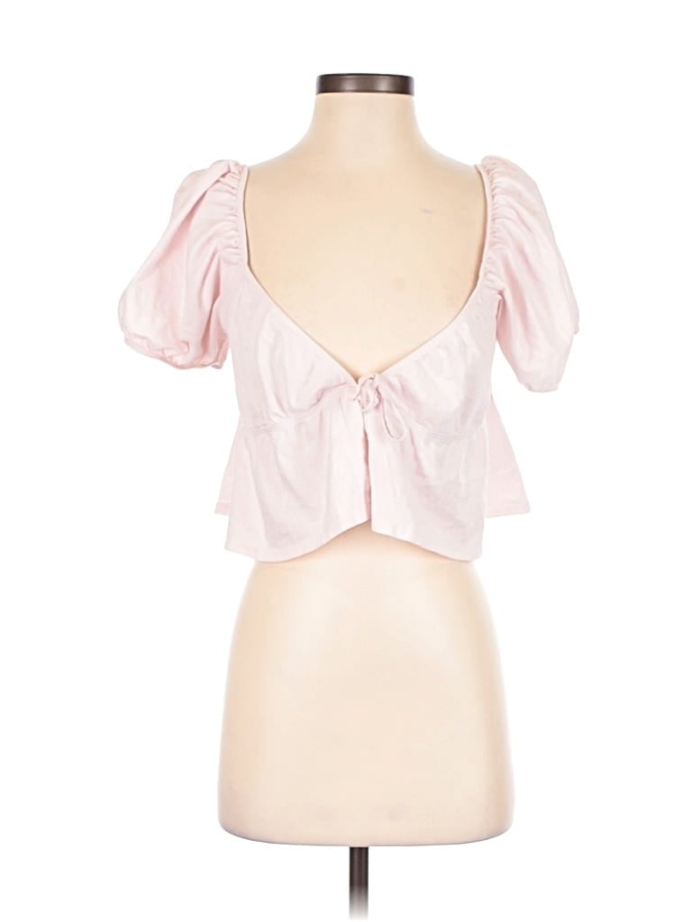 Pre-owned Sunday Best Tank Top Pink Sweetheart Neckline Tops
