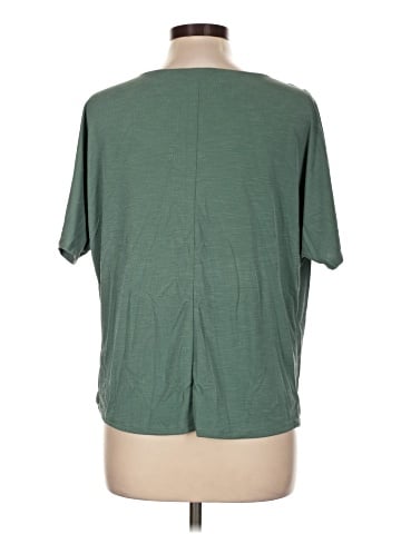 Green Envelope Short Sleeve Top (view 2)