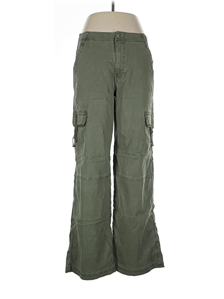 Pre-owned American Eagle Outfitters Cargo Pants In Green