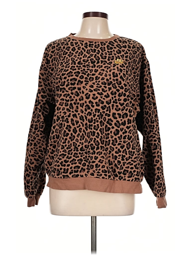 Pre-owned Nike Pullover Sweater In Brown