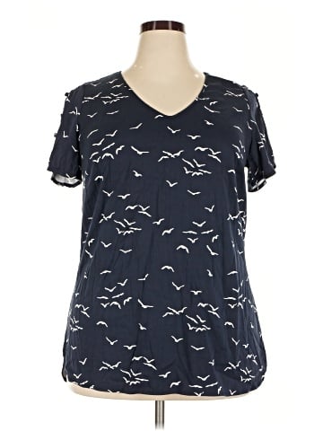 Market and Spruce Short Sleeve Blouse (view 1)