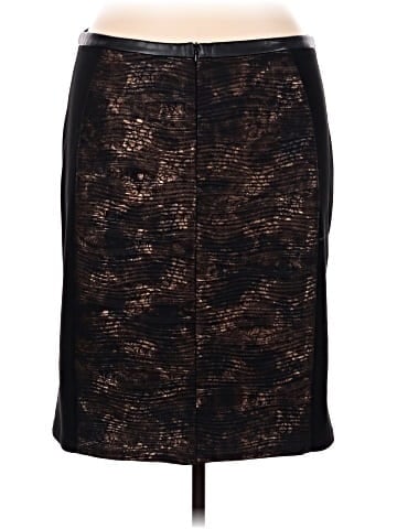 Joseph Ribkoff Faux Leather Skirt (view 2)