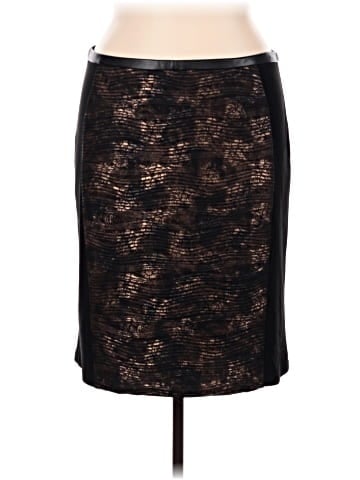 Joseph Ribkoff Faux Leather Skirt (view 1)