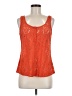 Volcom Orange Sleeveless Blouse Size M - photo 1
