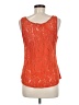 Volcom Orange Sleeveless Blouse Size M - photo 2