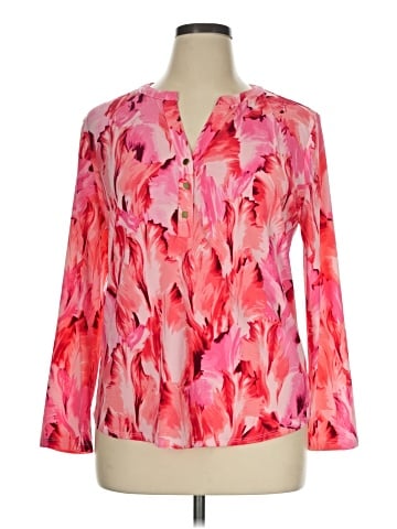 INC International Concepts Long Sleeve Blouse (view 1)