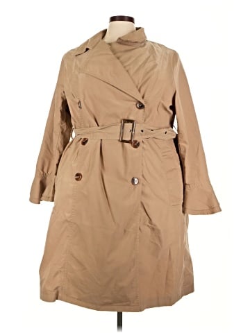 ELOQUII Trenchcoat (view 1)