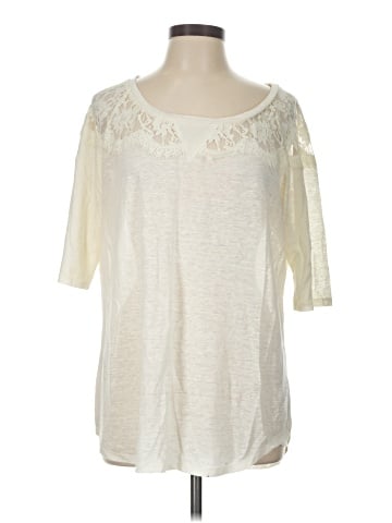 Bordeaux 3/4 Sleeve T-Shirt (view 1)