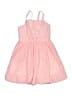 Rare Editions 100% Polyester Checkered-gingham Pink Dress Size 12 - photo 1