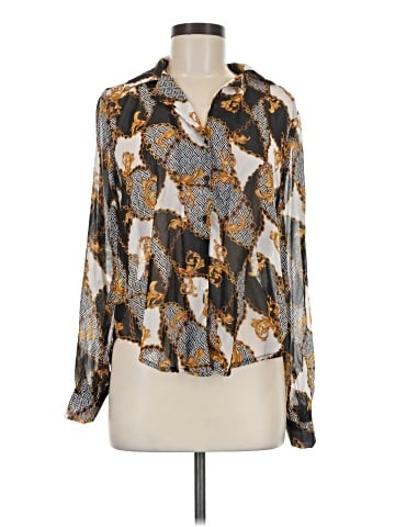 Timing Long Sleeve Blouse (view 1)