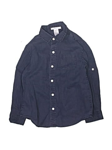 Janie and Jack Long Sleeve Button-Down Shirt (view 1)