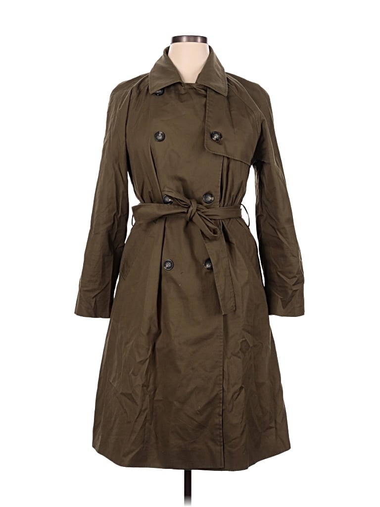 Pre-owned Everlane Trenchcoat In Brown