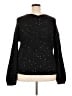 Ann Taylor LOFT Stars Black Pullover Sweater Size XXL - photo 2