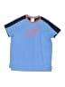 Nike 100% Polyester Color Block Blue Active T-Shirt Size L (kids) - photo 1