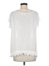 Cato White Short Sleeve Top Size M - photo 2
