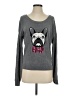 Bongo Graphic Gray Pullover Sweater Size S - photo 1