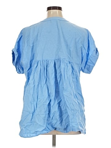 St. John's Bay Short Sleeve Blouse (view 2)