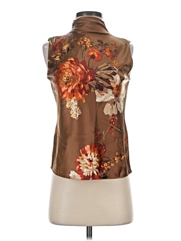 Ellen Tracy Sleeveless Silk Top (view 1)