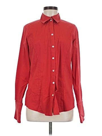 Foxcroft Long Sleeve Button-Down Shirt (view 1)