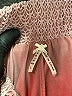 Lapis 100% Polyester Chevron-herringbone Pink Casual Skirt Size L - photo 4