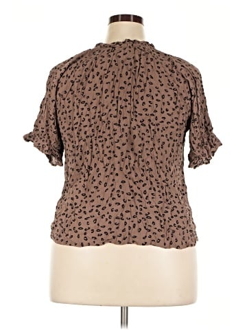 Bobeau Short Sleeve Blouse (view 2)