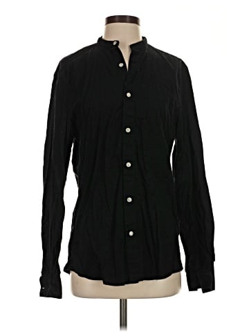Pull&Bear Long Sleeve Button-Down Shirt (view 1)