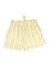 ShoSho 100% Polyester Stripes Yellow Shorts Size L - photo 2