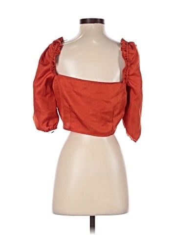 Missguided 3/4 Sleeve Blouse (view 2)