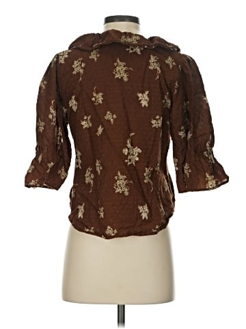 Ultra Pink 3/4 Sleeve Blouse (view 2)