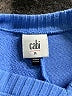 CAbi Blue Pullover Sweater Size M - photo 7