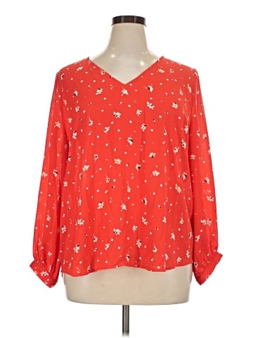 Halogen 3/4 Sleeve Blouse (view 1)