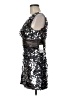 Forever 21 Metallic Silver Cocktail Dress Size M - photo 5
