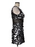Forever 21 Metallic Silver Cocktail Dress Size M - photo 4