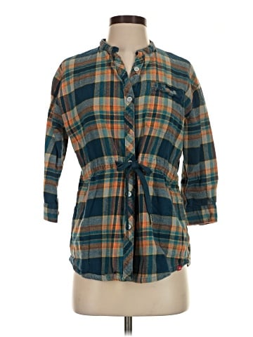 Eastern Mountain Sports 3/4 Sleeve Button-Down Shirt (view 1)