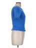 Sandro Blue Short Sleeve Top Size Med (2) - photo 4